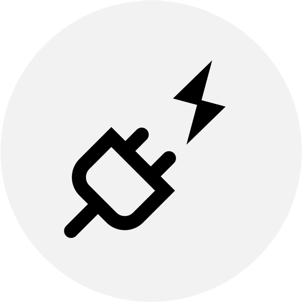 Icone borne de recharge