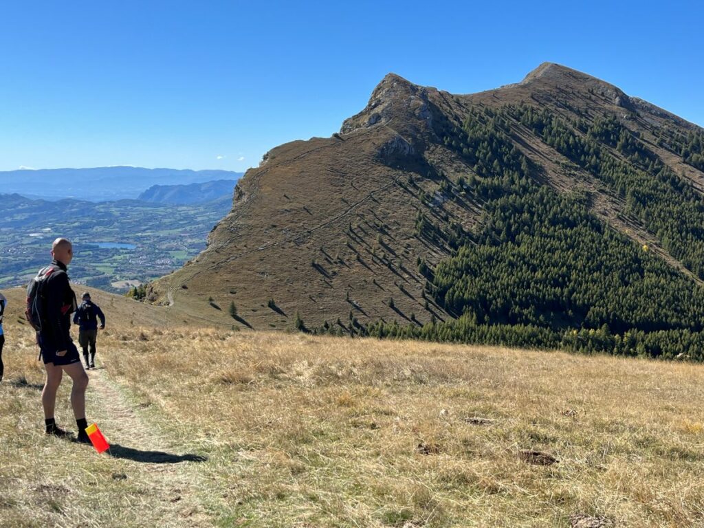 Descente vers la brêche de Charance