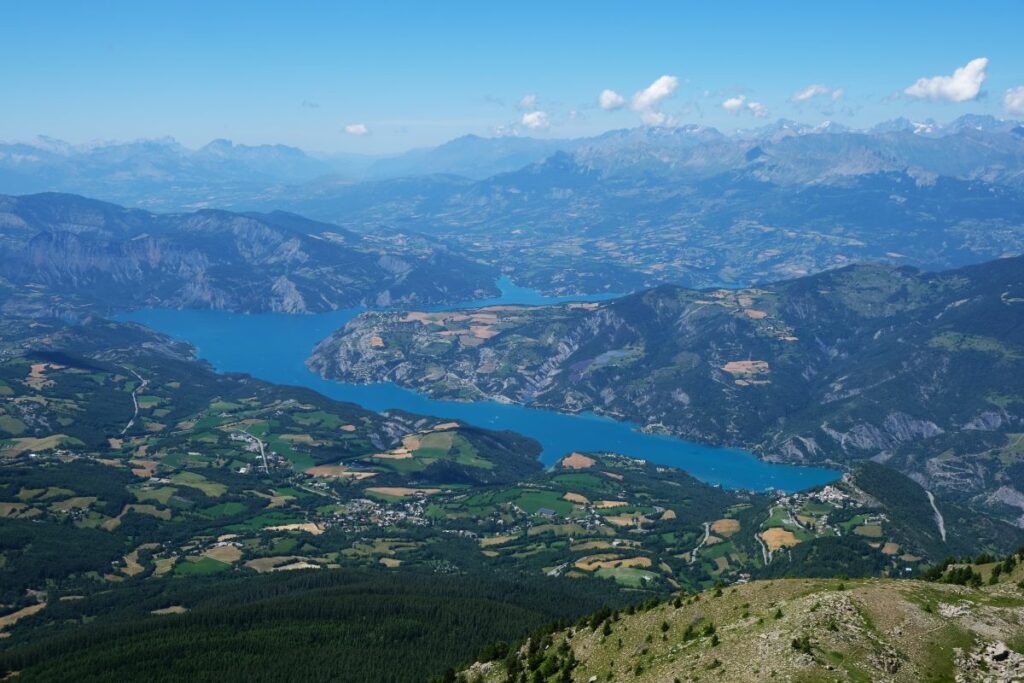 Serre-Ponçon depuis les Orres