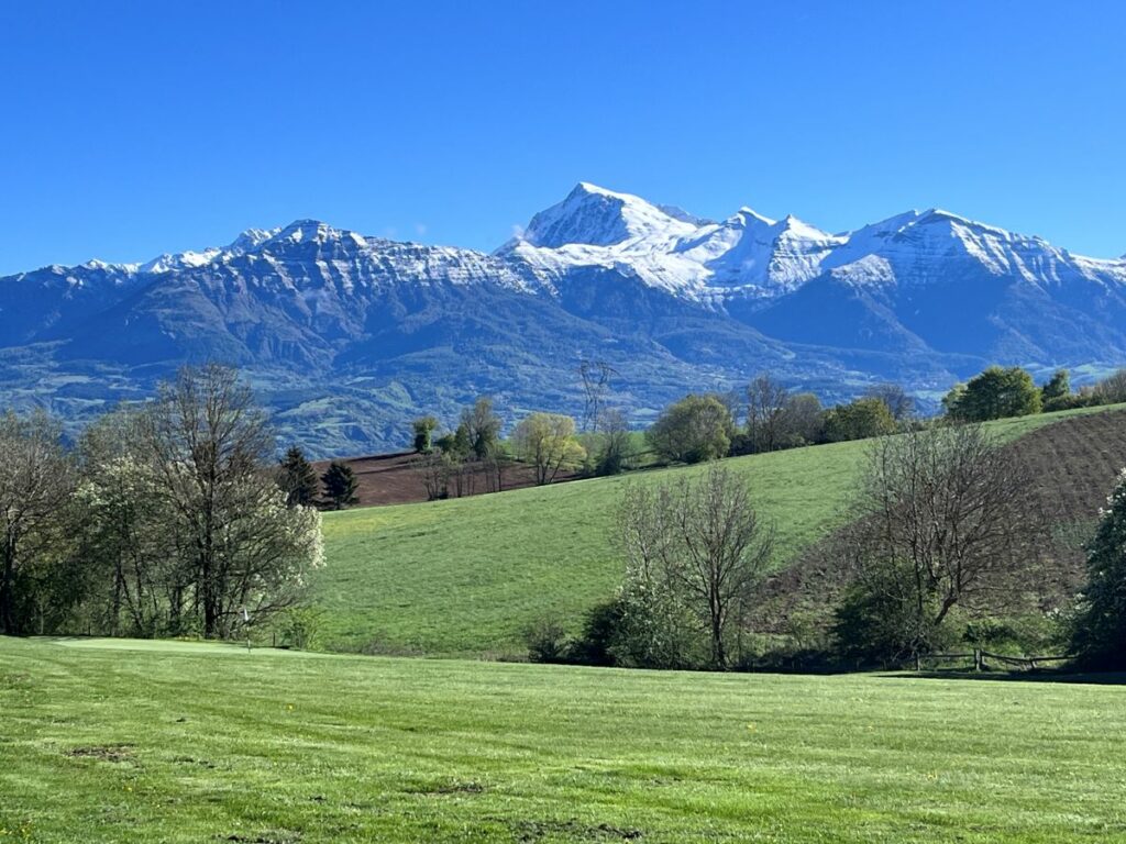 Vieux Chaillol depuis le col de Manse