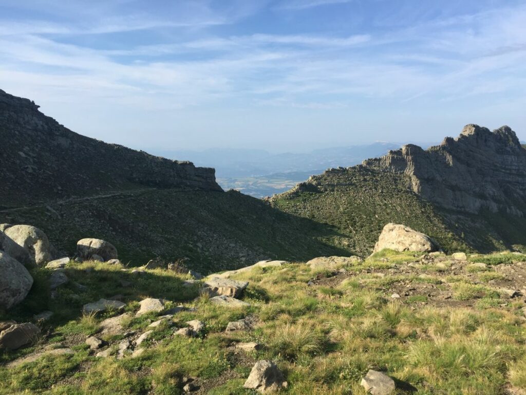 Col de la Pisse en descendant du Vieux Chaillol