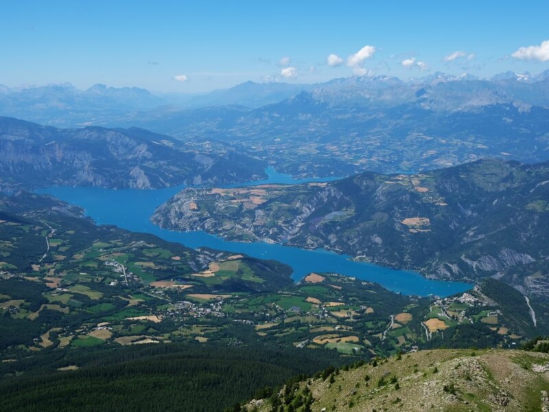 Serre-Ponçon depuis les Orres