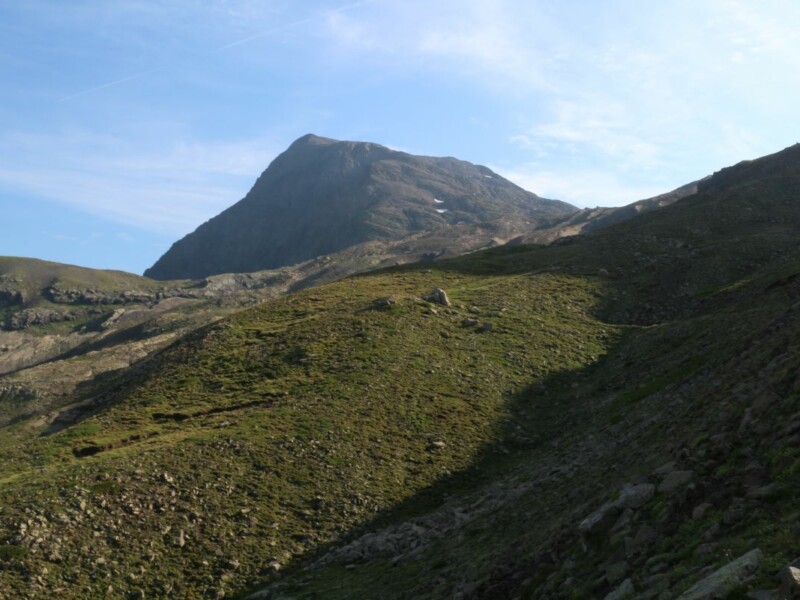 Vieux Chaillol depuis le col de la Pisse