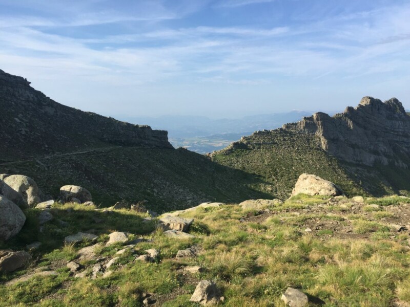 Col de la Pisse en descendant du Vieux Chaillol